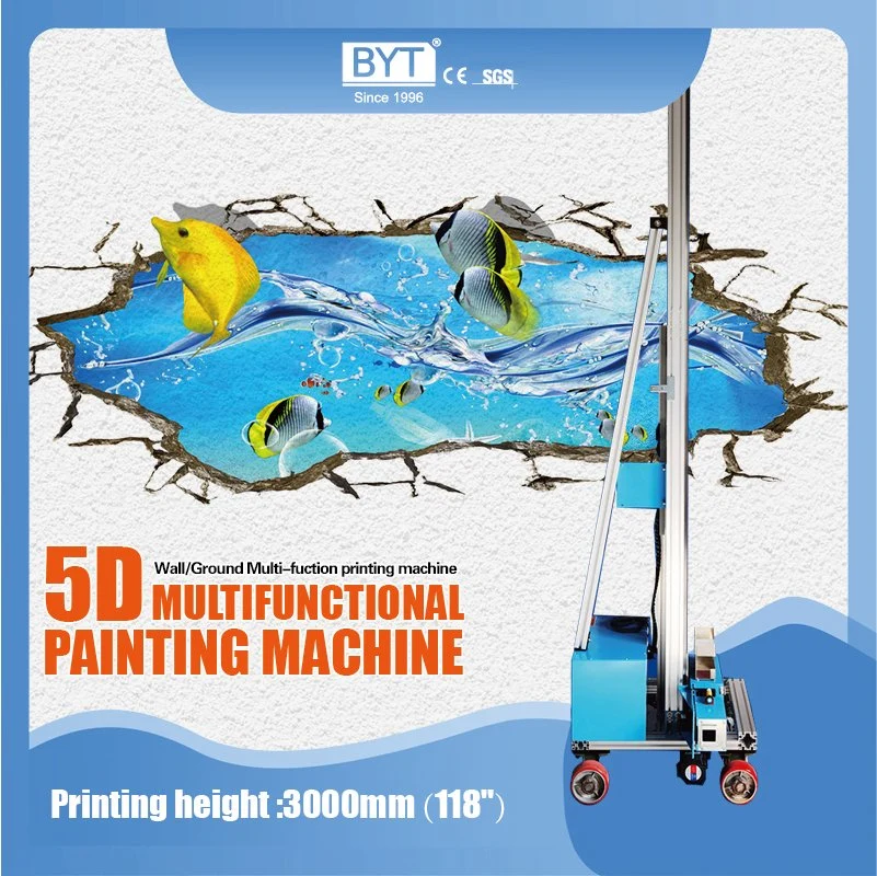Máquina de impresión de la pared Foto efecto 3D de la impresora de tinta UV Vertical