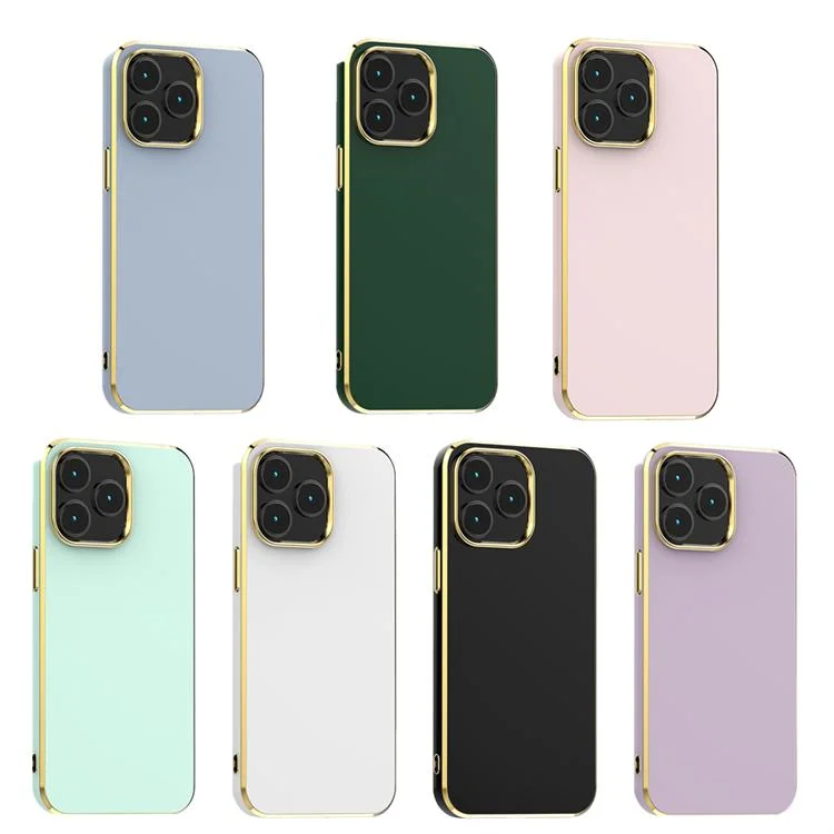 Wholesale Luxury Electroplate TPU Gel Bumper Phone Case for iPhone 14 14 PRO Max