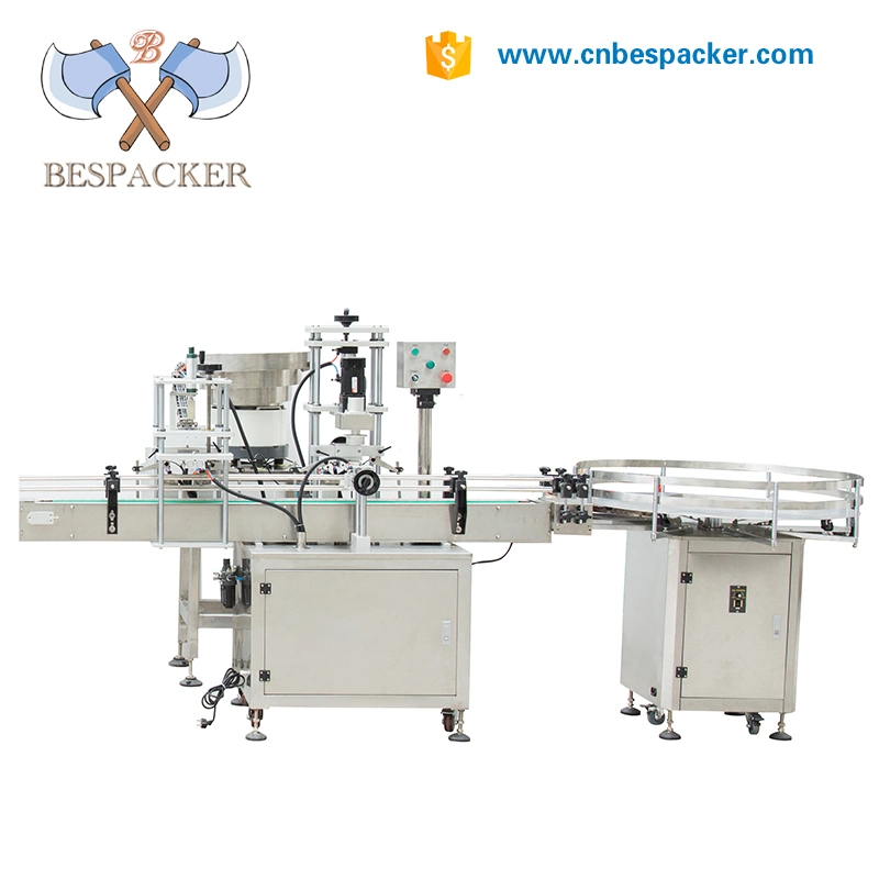 Automatic Production Line Drinking Water Liquid Filling Capping Labeling Packaging Machine