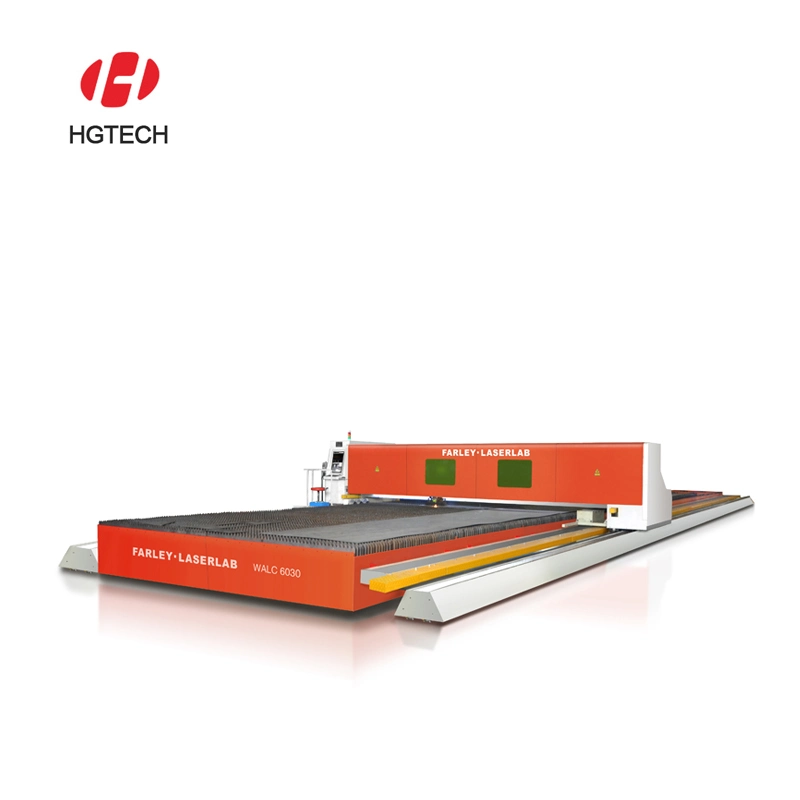 Hgtech China Factory 3000W CNC Laser Cutter Fiber/CO2 Laser Cutting or Engraving Machine for Sheet Metal Carbon Steel Stainless Steel Cutting