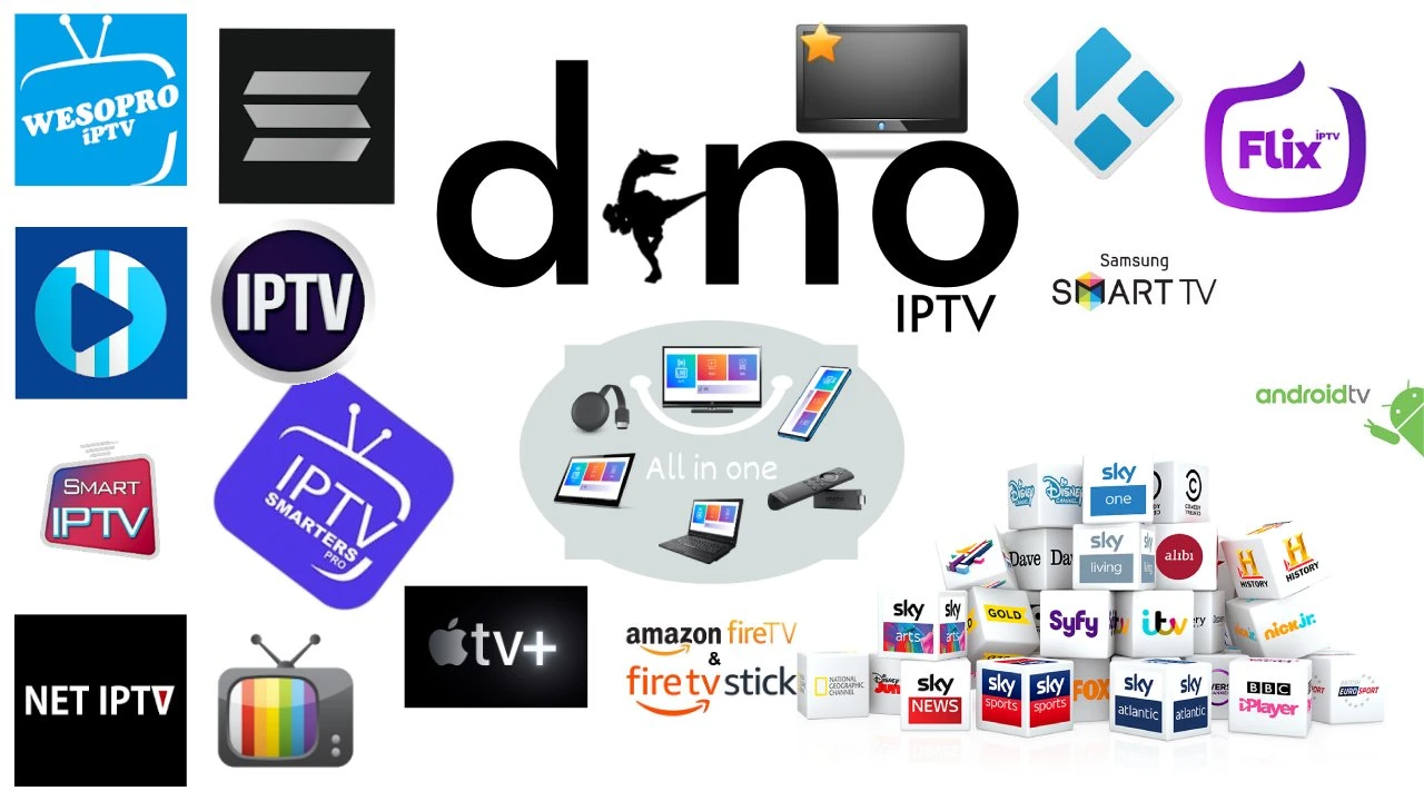 12 mois Dino Ott Allemagne Pays-Bas 4K IPTV Xxx M3u Support Tous les appareils Connexion Android Apk Ios Windows Smart TV Enigma 2 Mag Box