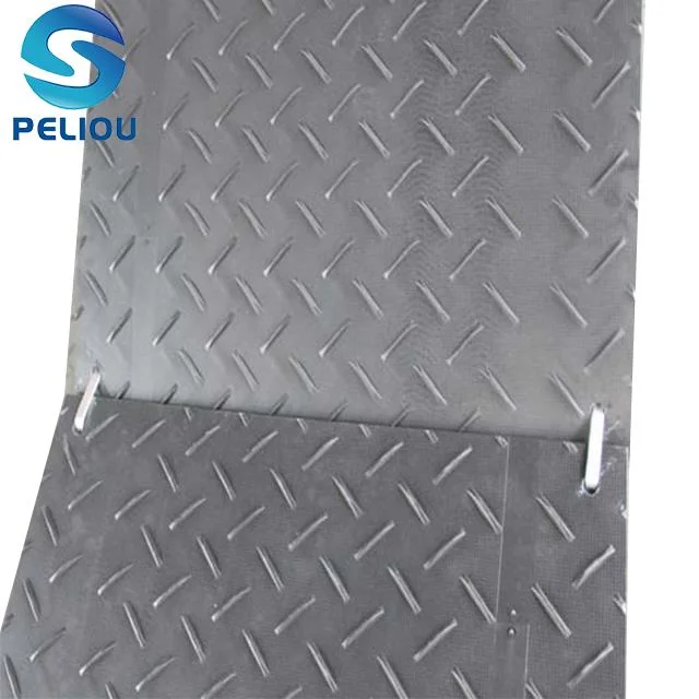 Non-Slip Composite HDPE UHMWPE Rig Plastic Polyethylene 3X8protection of Lawns Polyethylene Ground Protection Mats