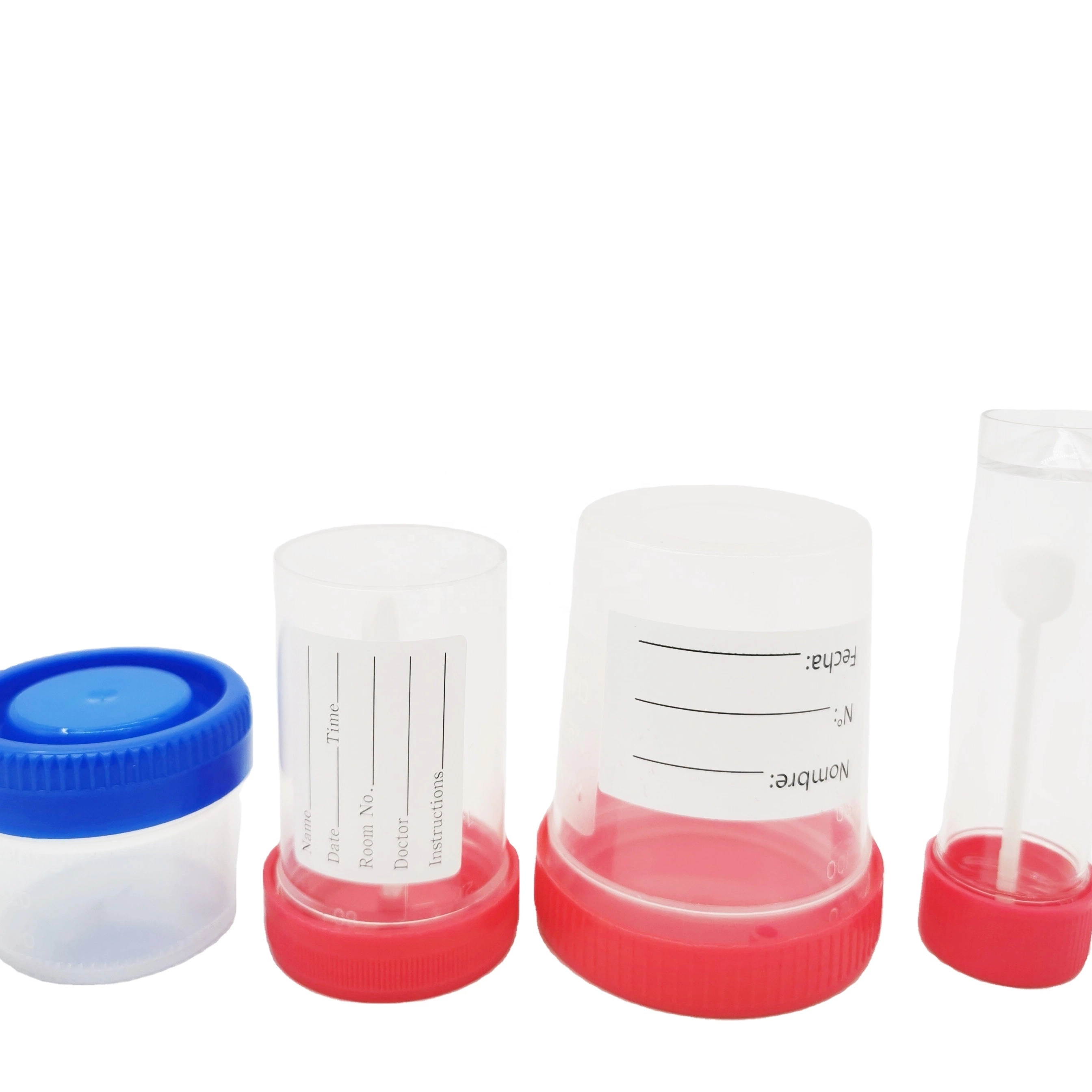 Teste de médicos com tampa roscada estéreis descartáveis de modelo de recipiente de coleta de urina para o Hospital