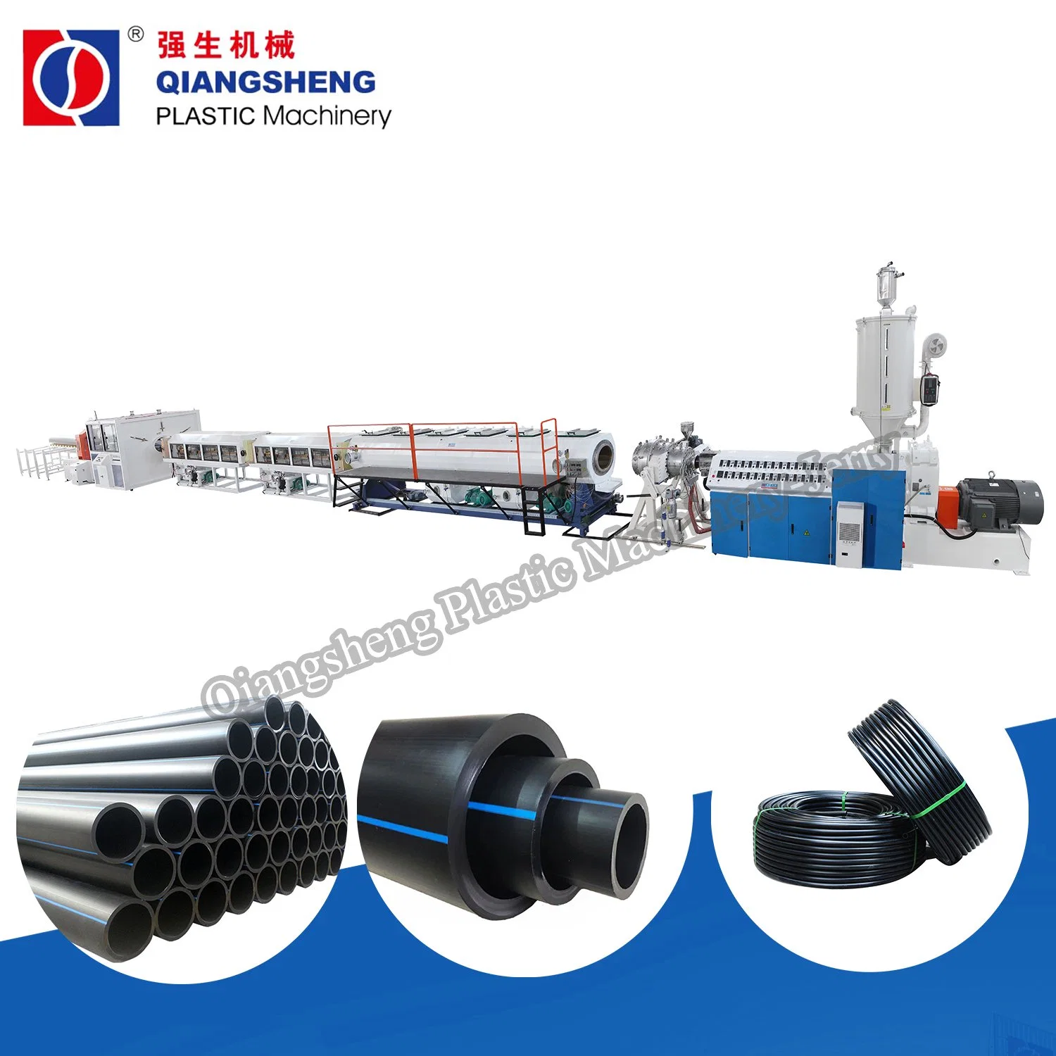 Fully Automatic HDPE Pehd PP PP-R Water Pipe Making Machine for Produce Agriculture Irrigation Pipe Drinking Water Delivery Pipe