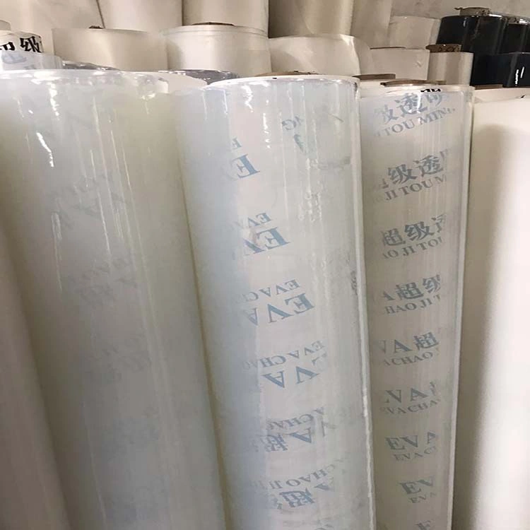 EVA Clear Film Roll Waterproof Soft Thin Stretch Plastic PEVA Material