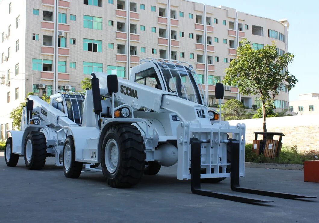 Socma 3tonne Mini chariot télescopique chariot télescopique avec 6,3 m la flèche télescopique