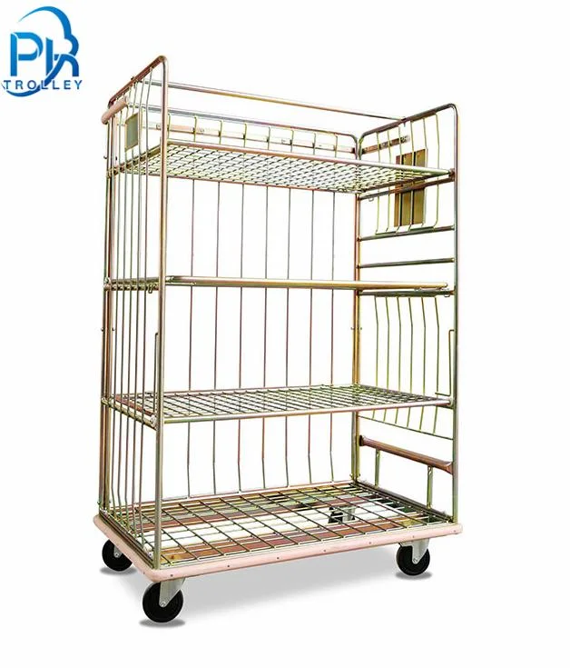 Logistics Storage Metal Steel Wire Roll Container Suppliers