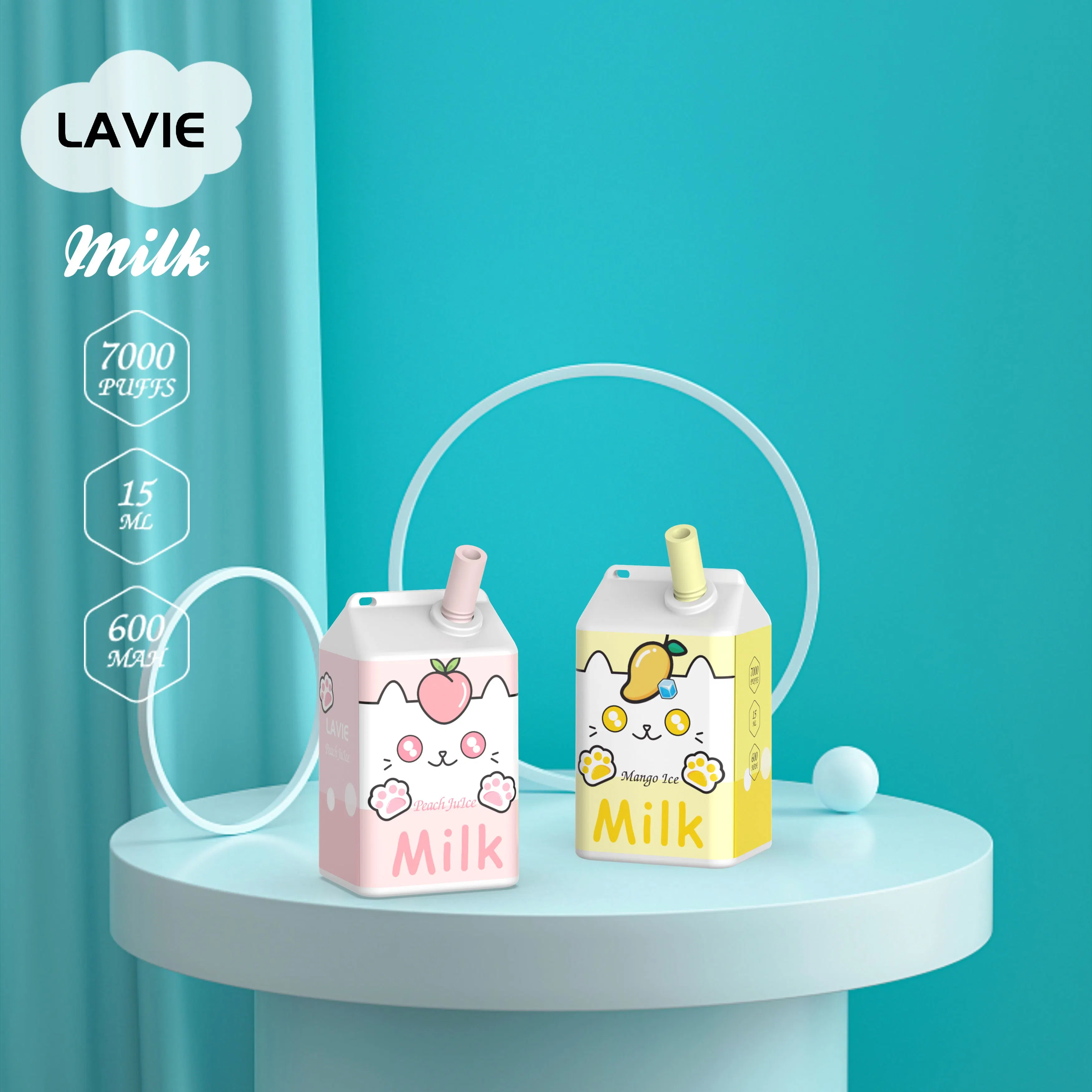 7000puffs Lavie Milk Electronic Cigarette Disposable/Chargeable Vape