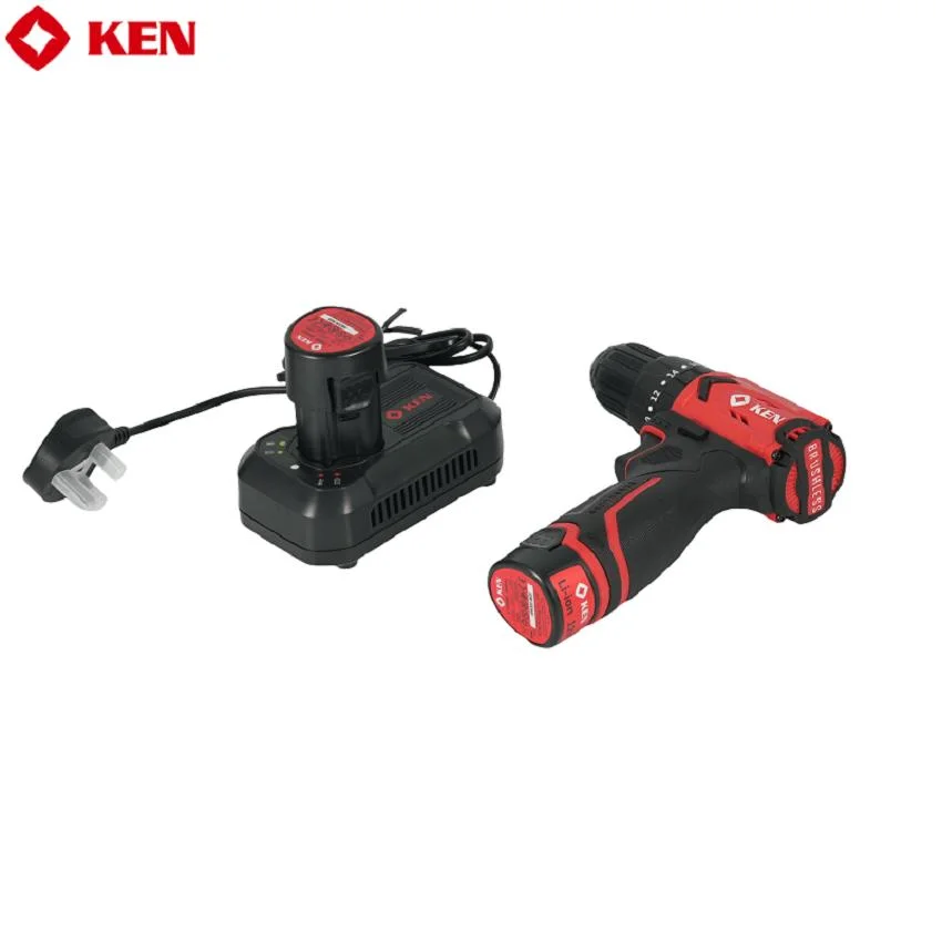 Ken 12V Cordless Drill, 45n. M Torque. Compact Design Electric Drill