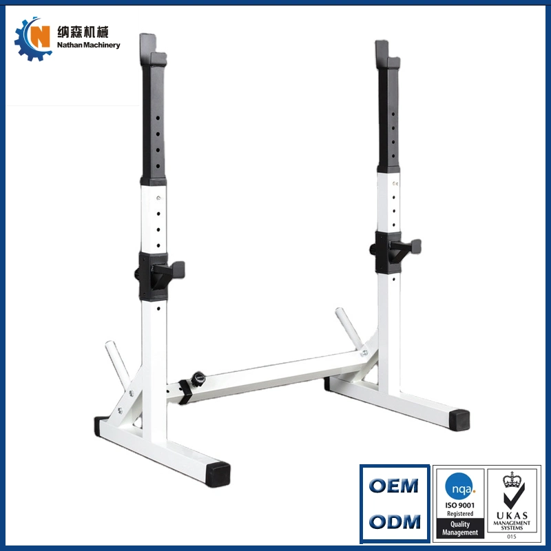 Factory Hot Selling Solid Steel Fitness Power Squat Stand Rack Accessories Padded J Hook Cup