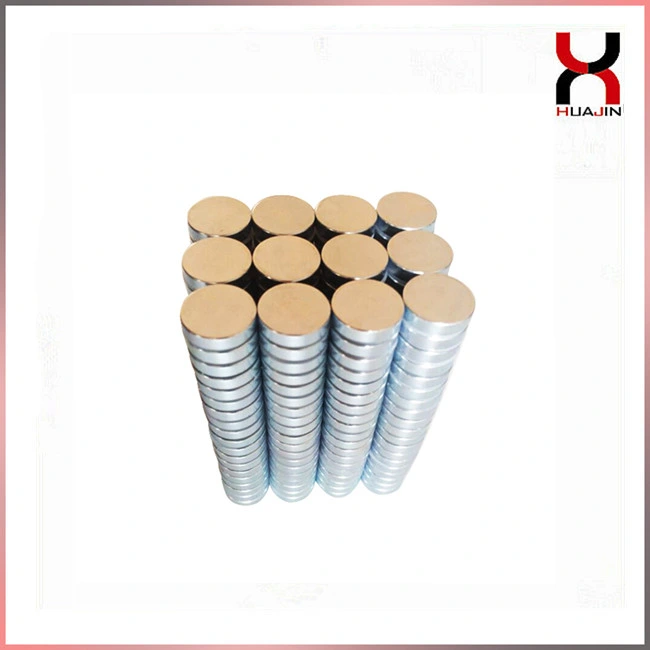 N38 Neodymium Round Magnet Customized Flexible Disc Magnetic Material