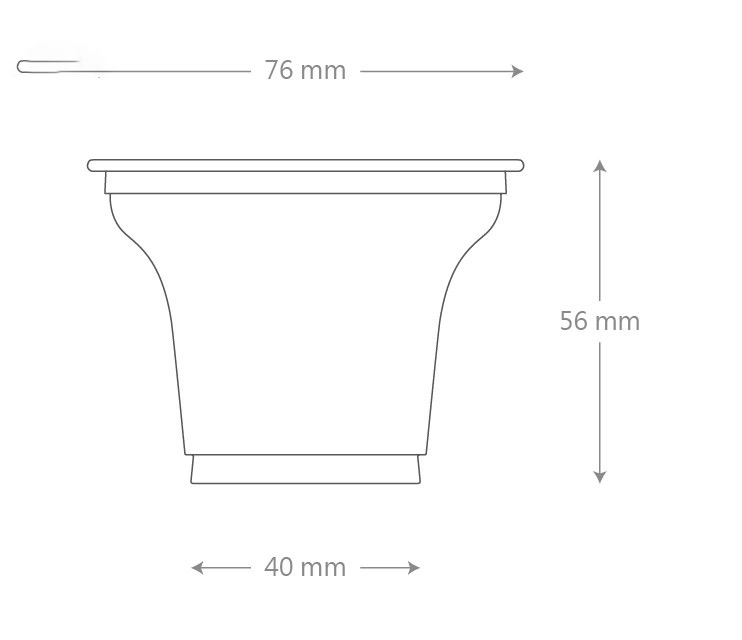 100% Biodegradable Disposable 2 16 12 32 Oz Cpla Plastic Lid Clear Cold Beer Milk Tea Coffee Sauce PLA Custom Cup