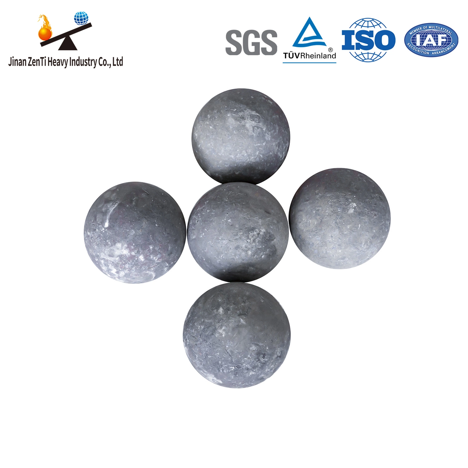 Casting Hot Rolled Forged Grinding Steel Media Bearing Ball for Ball Mill High Carbon High Hardness 10mm-150mm