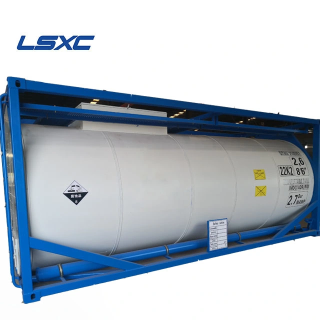 20-Foot Chemical Liquid Tank Container From a Factory in China