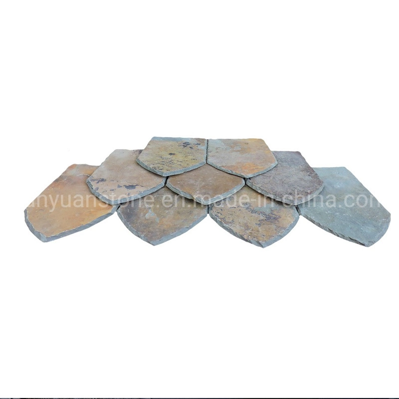 Natural Split Surface Rusty Culture Stone Slate for Flooring /Roof Tiles