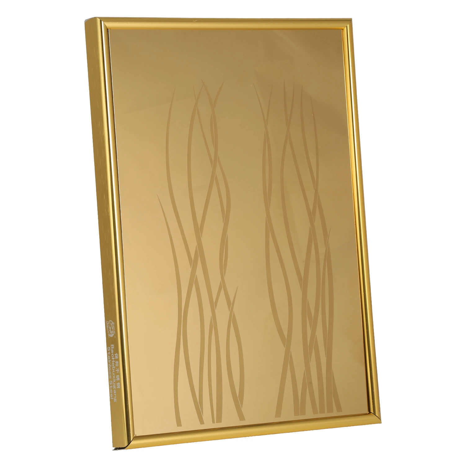 Super Mirror Brass 316 304 Color Stainless Steel Board Blank Elevator Sheet for Laser Engraving