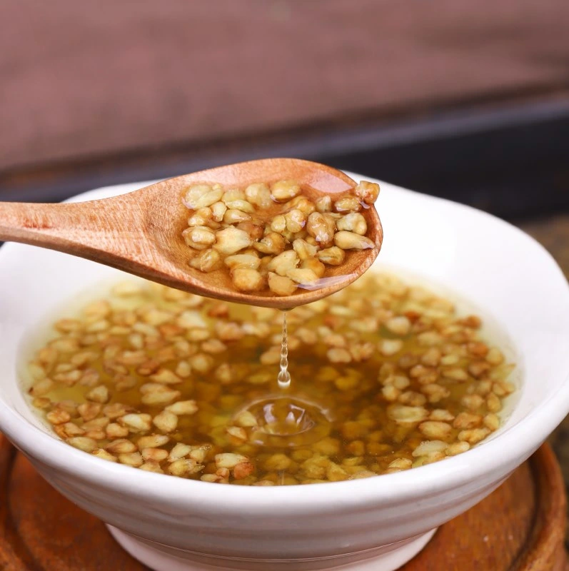 Chinese Clearing bowl and Defecation Tea Black and Yellow Buckwheat Tea