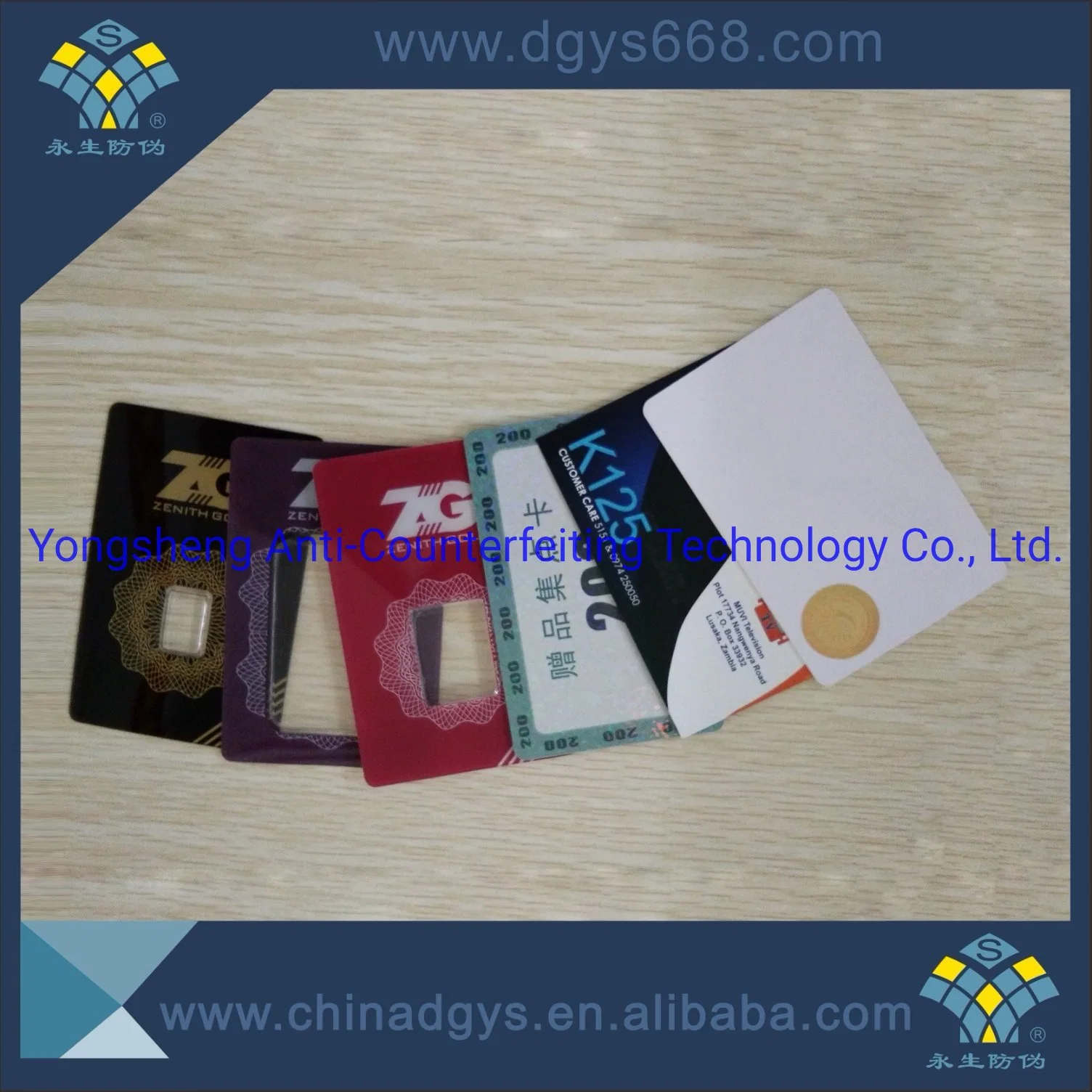 Custom High quality/High cost performance  Hologram Gold Bar/Coin Packaging Card Sleeves Card Set