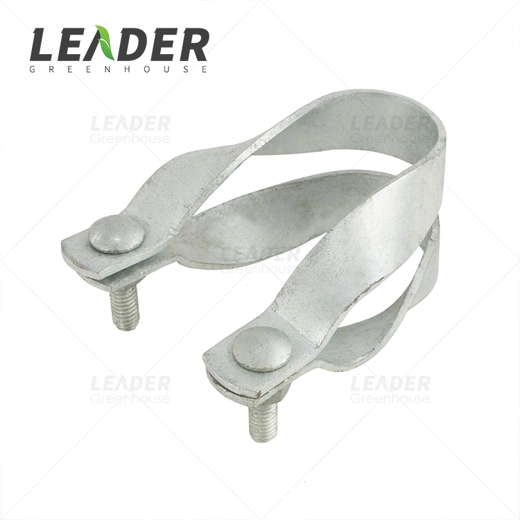 Agriculture Accessories Pipe Connector Clamps Purlin Cross Connector for Greenhouse