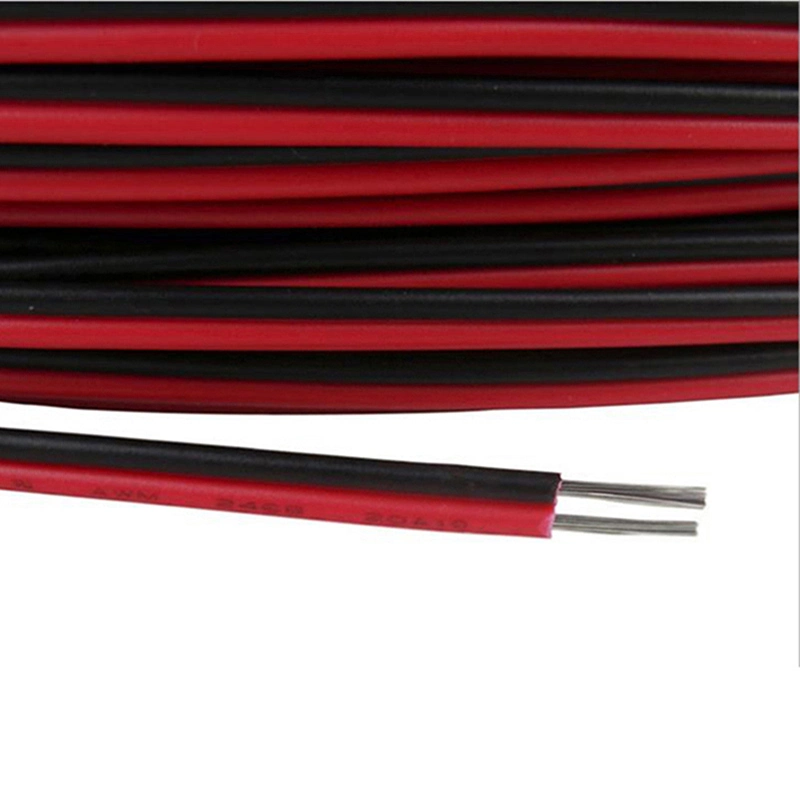 PVC aislado plano paralelo 10 12 pines 300V AWM 2468 22awg 24AWG cable