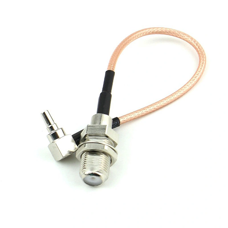 Jxrf Connector F Female SMA to Ts9 CRC9 SMA Extension Coax Jumper Pigtail Cable 15cm Rg316 for 3G 4G Modem Router