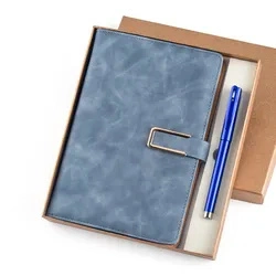 Stationery Office Supplies High Quality Leather Notebook Business Notebook