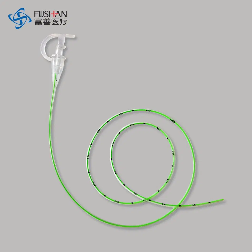 Silicone Nasogastric Tube Feeding Stomach with Softer Tube Suitable for Infant Pediatric Medical Supply China Factory Eo Sterile CE ISO13485 OEM ODM 5/6.5/8fr