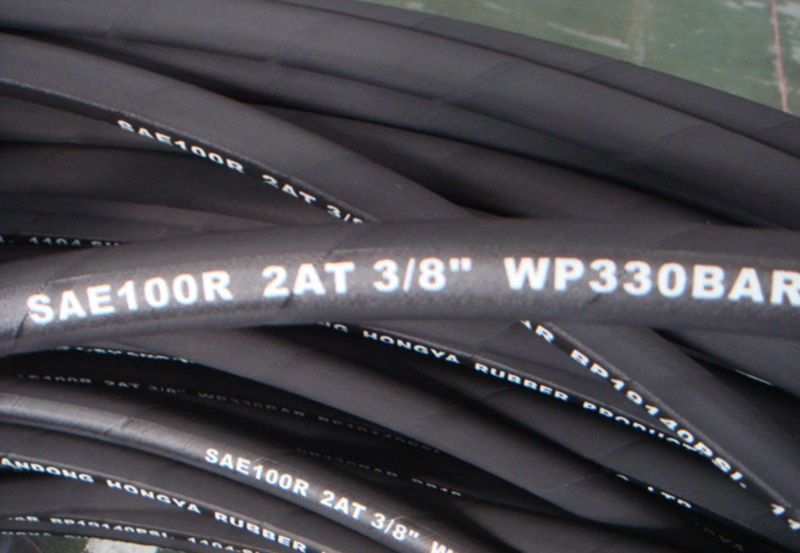 Steel Wire Reinforced Hydraulic Rubber Pipe Rubber Industry