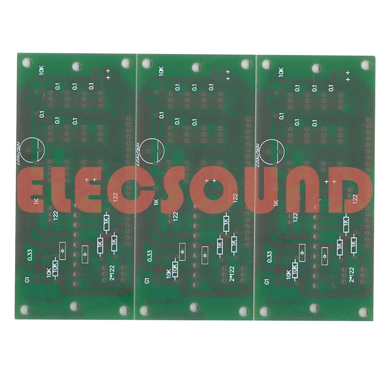 Print Circuit Boards 2 Layers Fr4 1.6mm Hal Lead Free Green PCB