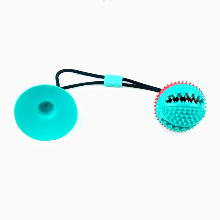 Natural Rubber Wholesale/Supplier Dog Activity Molar Interactive Pet Toy Pull Ball