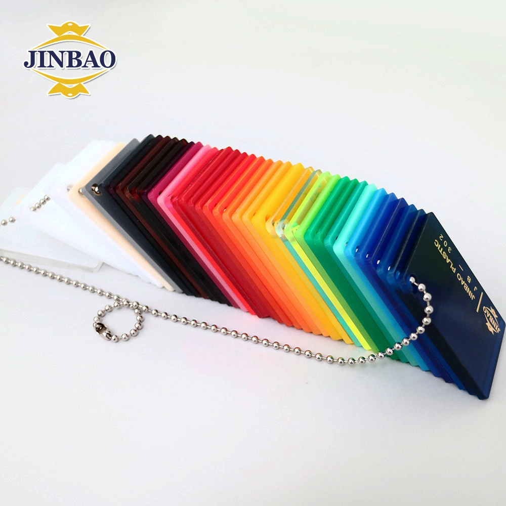 Jinbao 1220*1820 Size 12mm 15mm 20mm PMMA Sheets Transparent Fluorescent Clear Acrylic Writing Board for Advertising