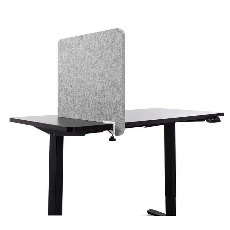 Nice Price Flame Retardant Polyester Fiber Divider 4 Person Staff Desk for Office Workstation