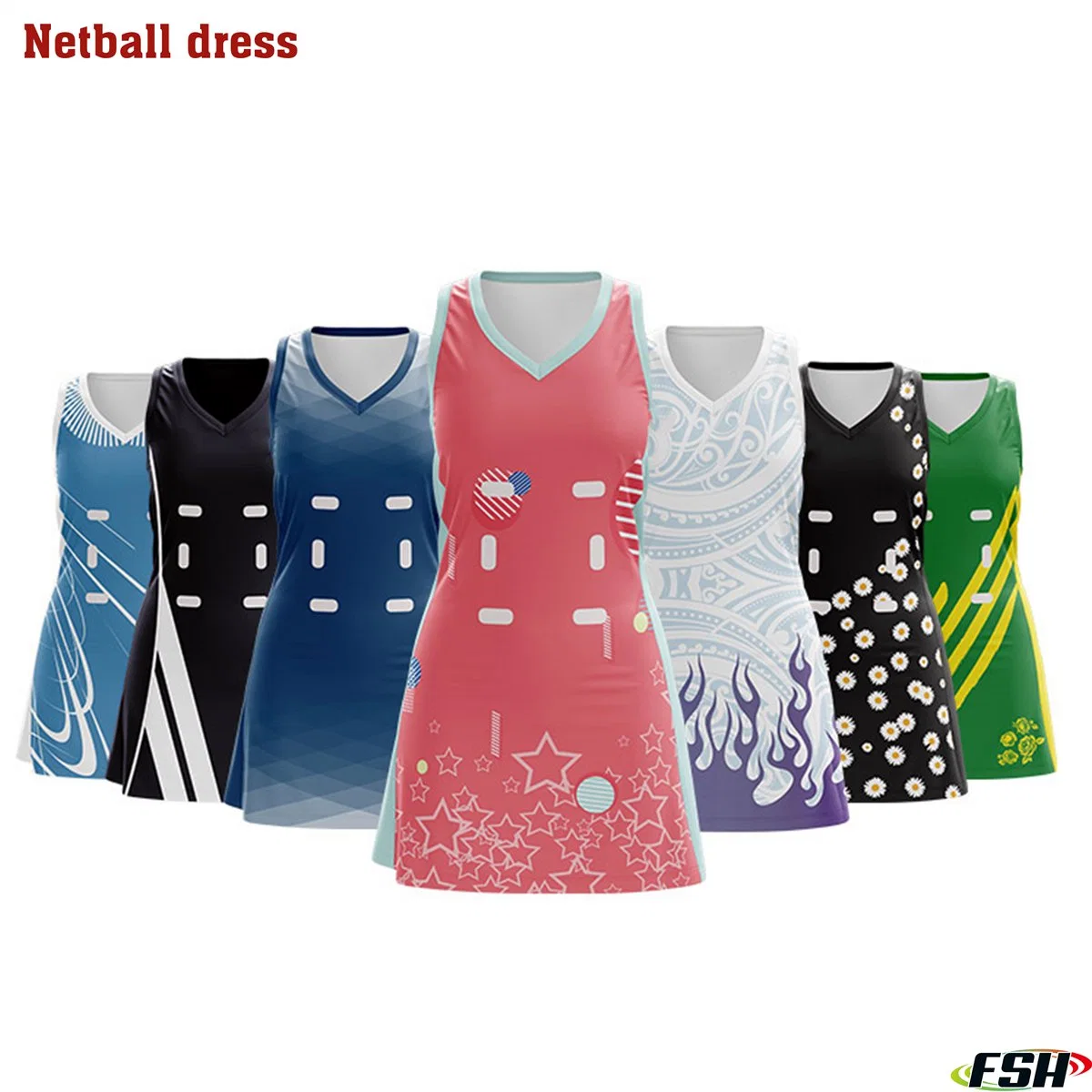 OEM/ODM Custom High quality/High cost performance  Breathable Netball Dress for Women