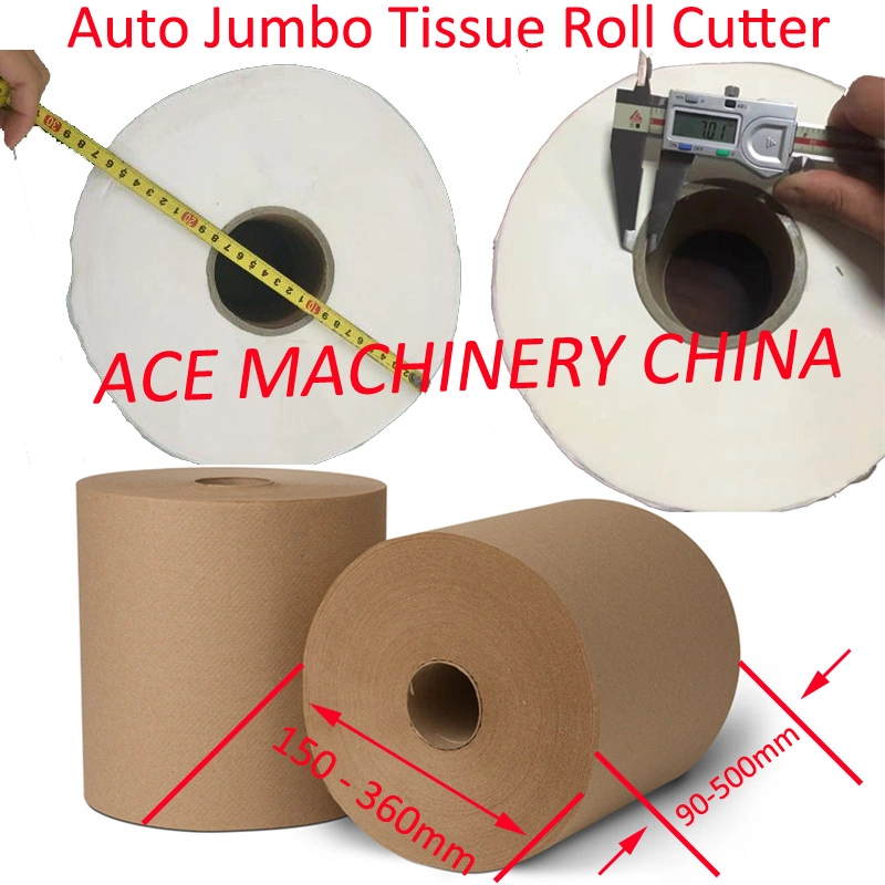 Automatic Jumbo Toilet Roll Log Saw Cutting Machine Diameter 360mm