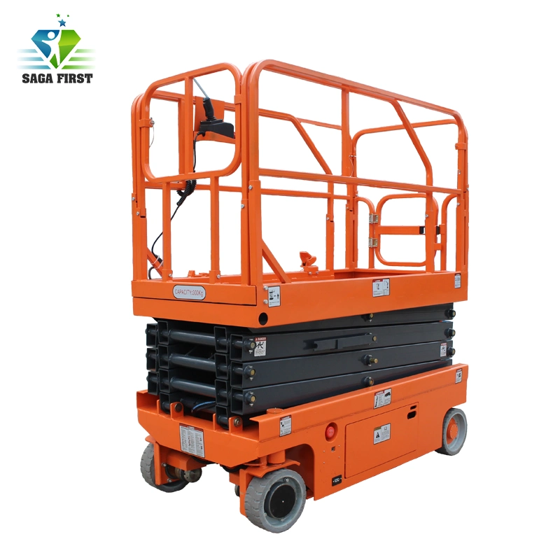 High quality/High cost performance  Electric Self Propelled Scissor Lift Man Lifting Equipment