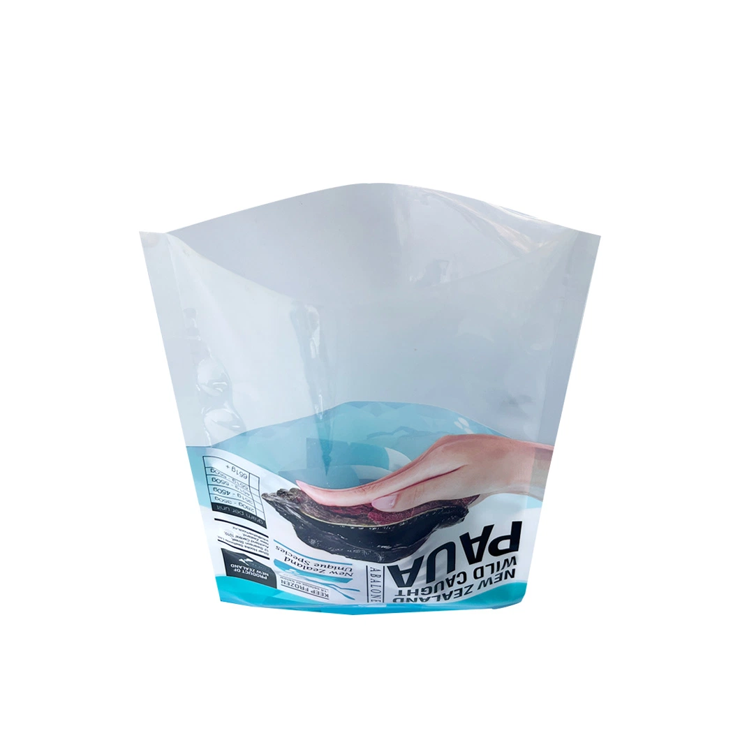 Customize Printing Puncture Resistant Clear/Frost Frozen Food Packaging Vacuum Bag