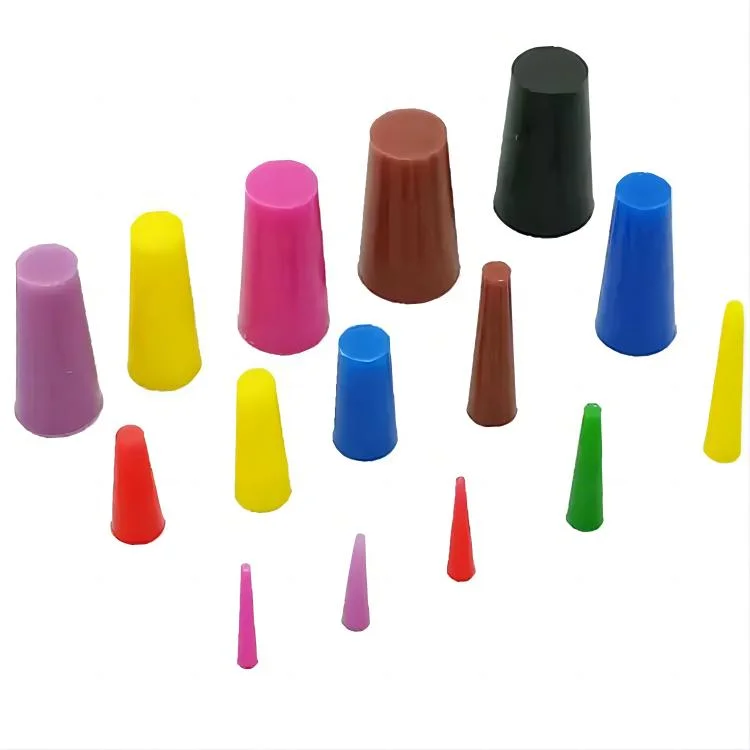 Custom Made T Shape Dustproof and Waterproof Silicone Rubber End Caps Rubber Plugs