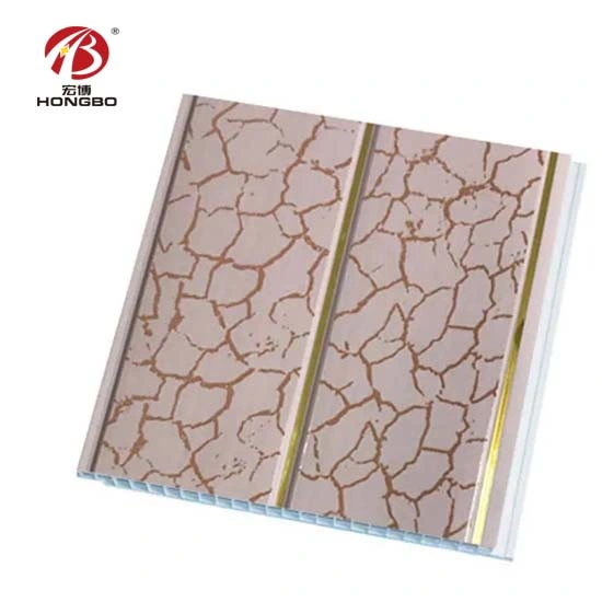 Moderno Color impermeable PVC pared Panel techo PVC con ranura