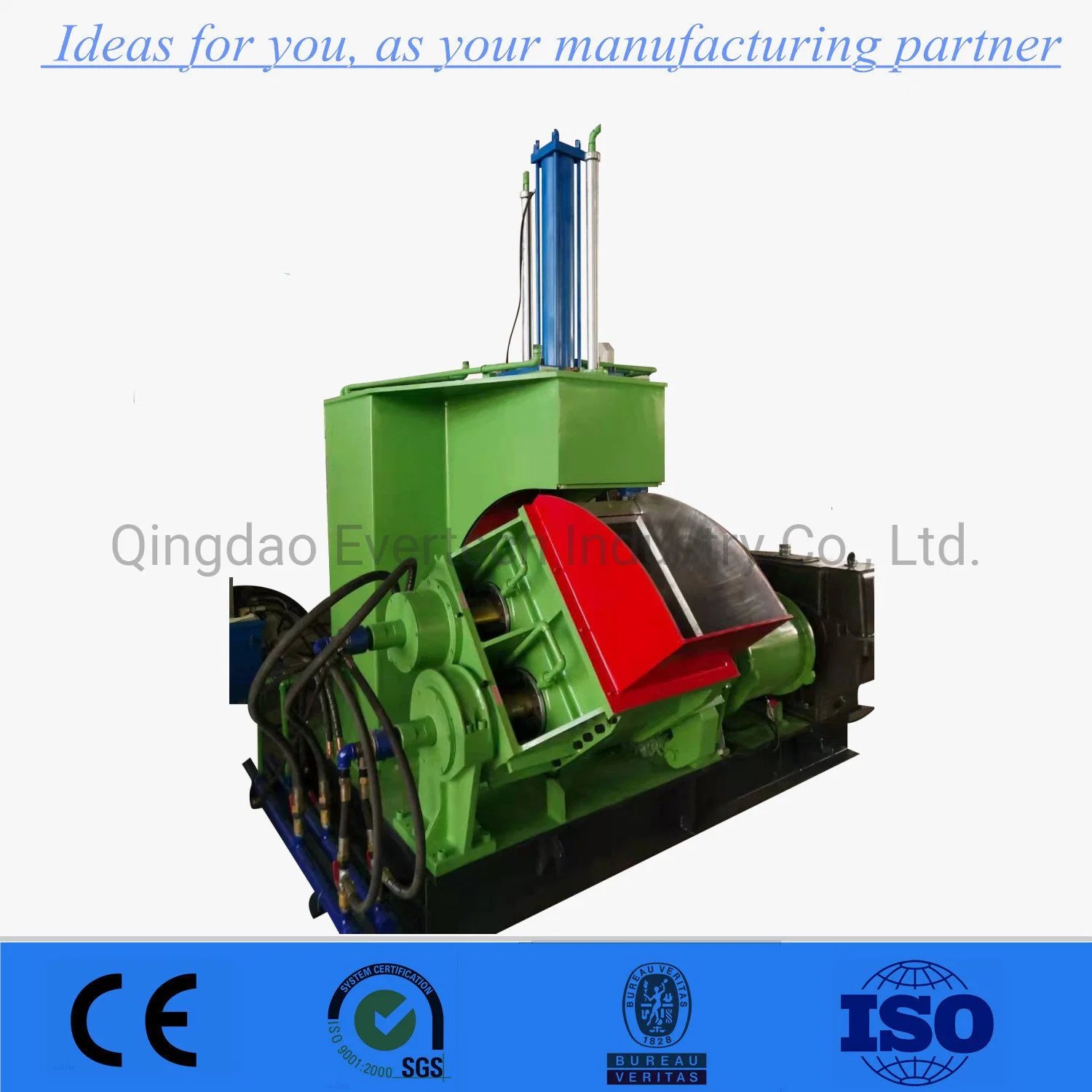 Back Door Feed Rubber Raw Materials Kneader Machine