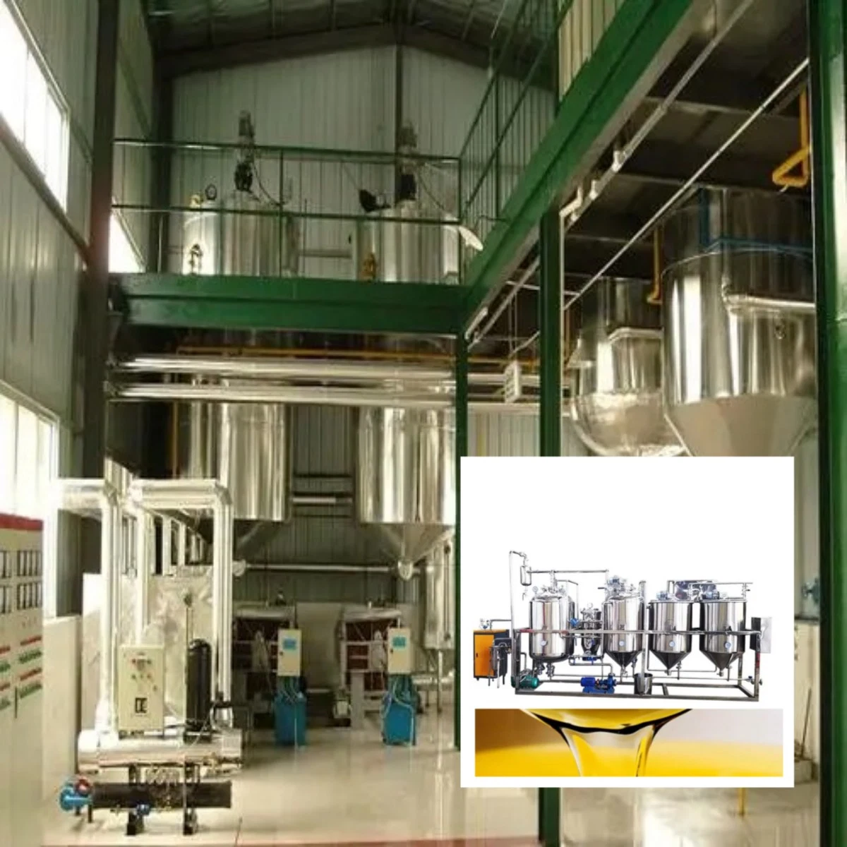 Automatic Complete Crude Oil Refining Plant/Edible Oil Production Line