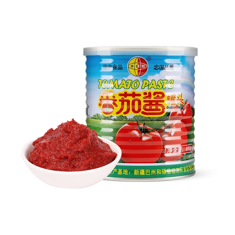 Chinese Tomato Paste Wholesale 70g 210g 400g 800g Canned Food From Icrc Supplier with ISO Certificate Tomato Paste