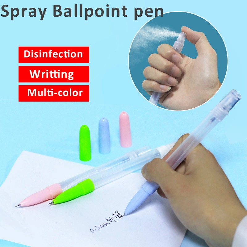 Portable Multi Function Ballpoint Pen Tools for Personal Public Protective Equipment Gift Sanitary Spray Pen