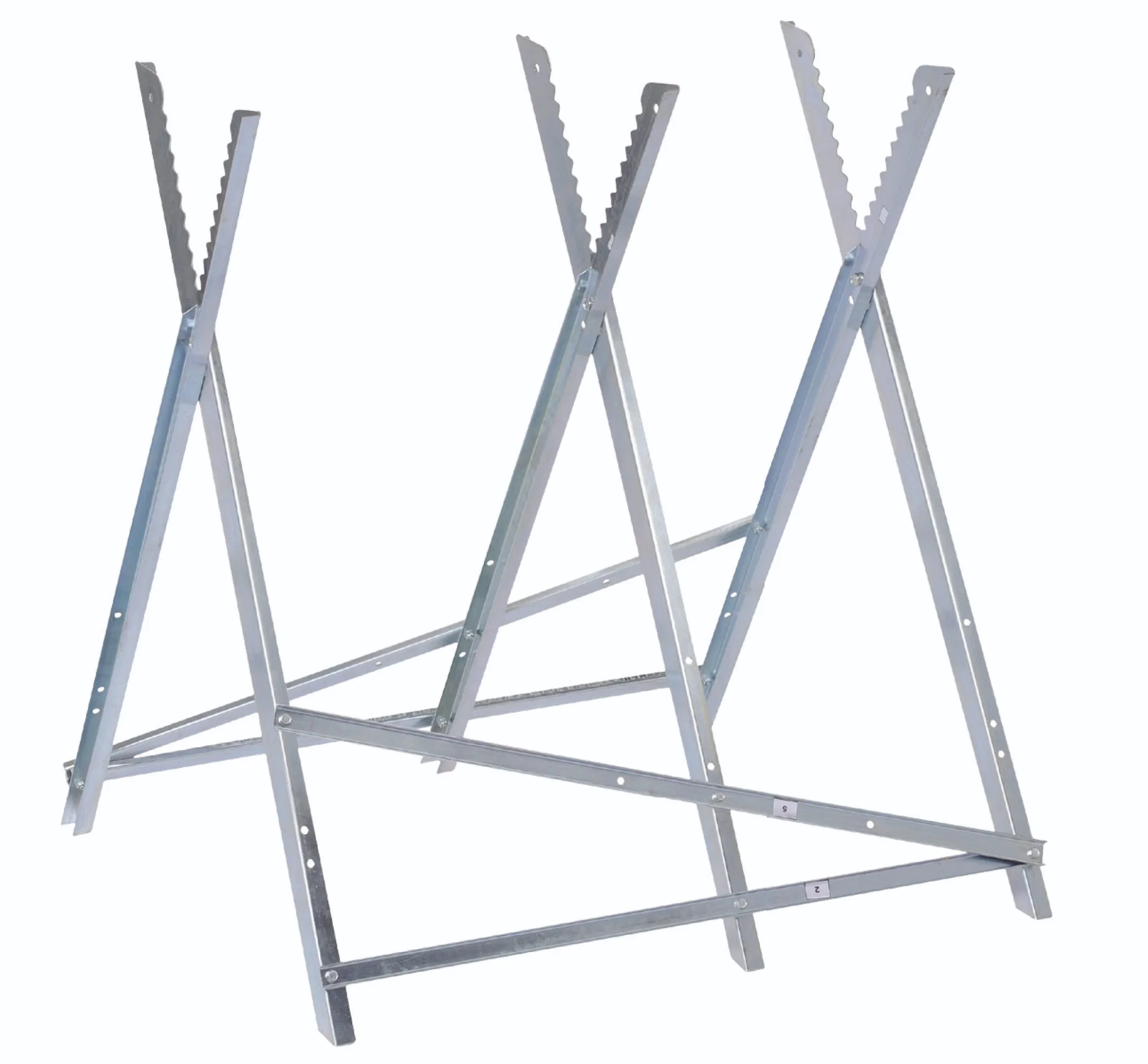 Heavy Duty Sawhorse portátil de trabajo de acero ajustable Stand plegable Sawhorse soporte