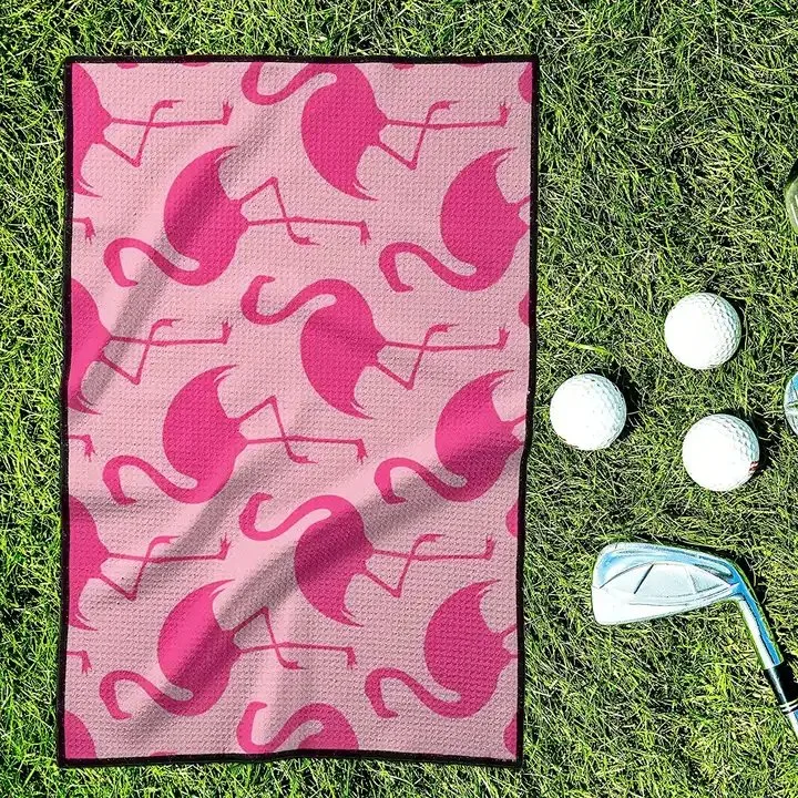 Wholesale/Supplier Best Product Custom Logo Microfiber Polyester Blank Towel Printed Sublimated Golf Sports Towel