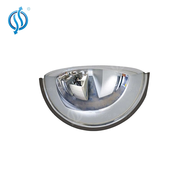 60cm 180 Degree Vision Arylic Safety Convex Mirror Half Dome Round Indoor Security Mirror