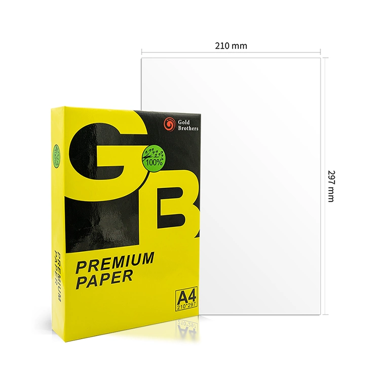 El papel de copia de la Oficina de color blanco 70g/m²/80g/m² papel A4 con impresión personalizada Pack