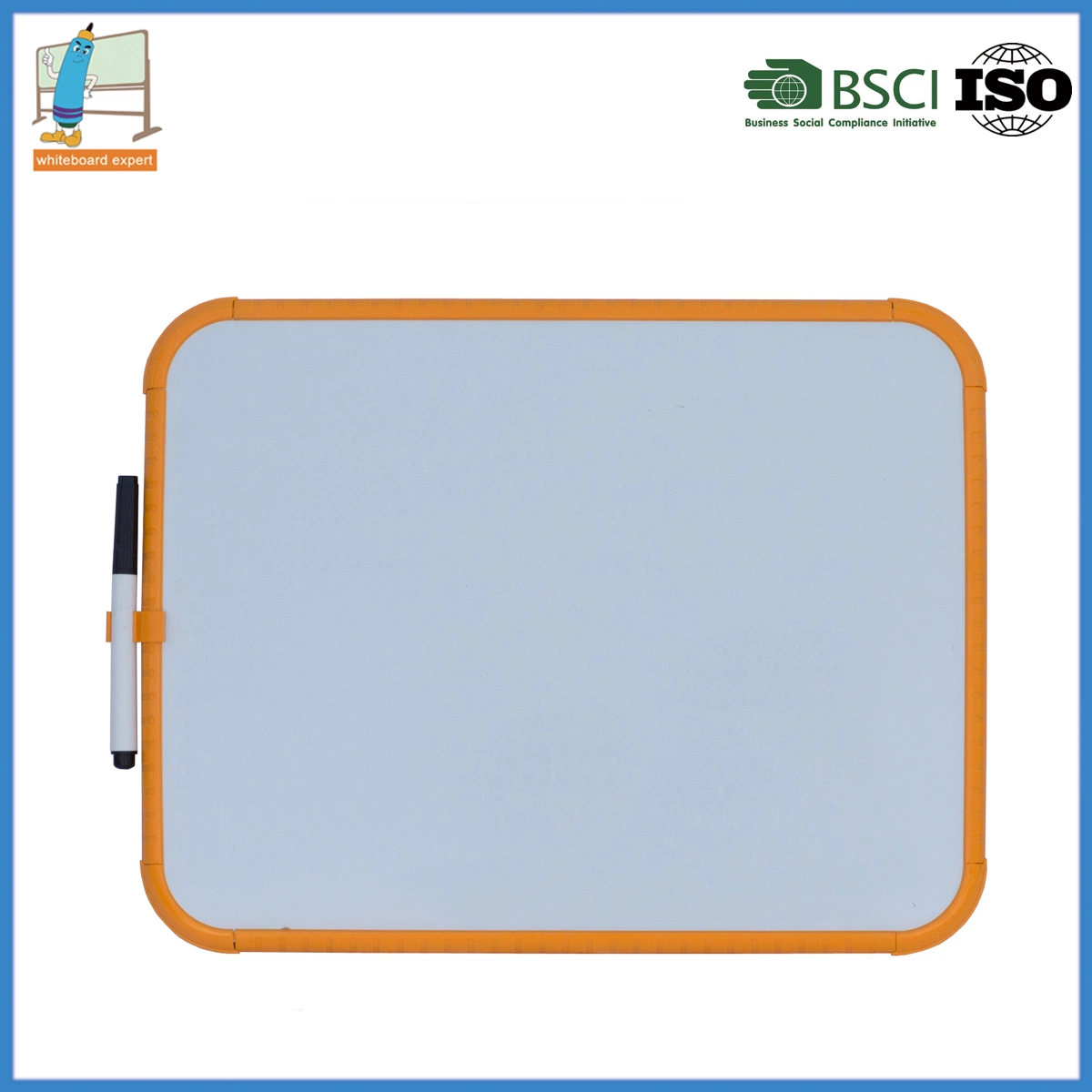 Magnetic Kids Whiteboard Dry Wipe Board 5 Colors Mini Drawing White Boards 27.9*35.6cm Small Board Free Marker Pen