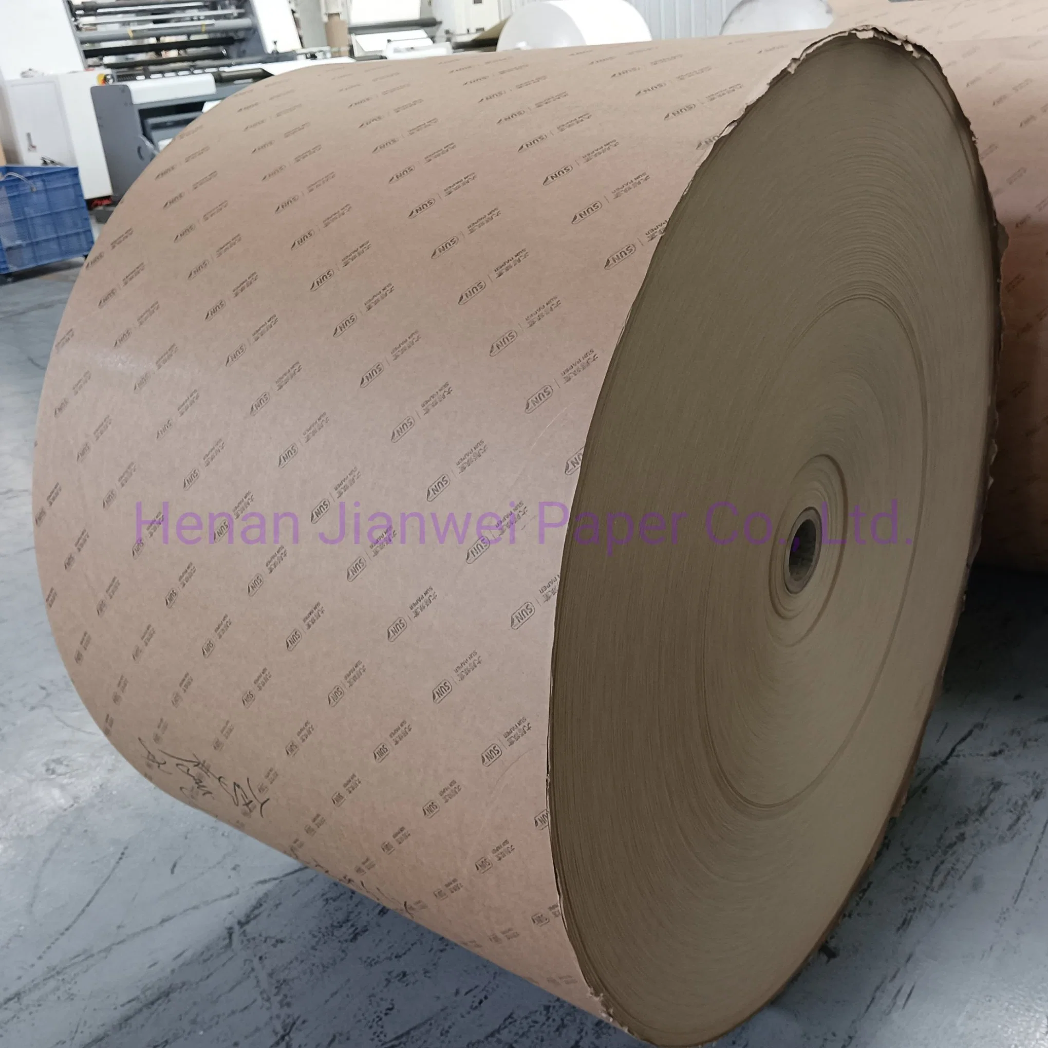 160gsm-400GSM embarcações naturais / Brown Rolo de papel para Papel Material da câmara