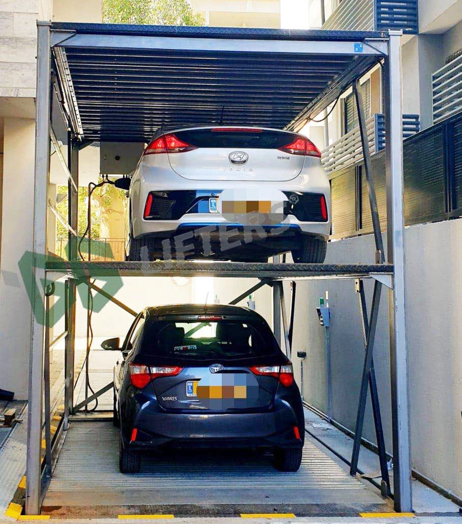 Elevador escondido garagem subterrânea elevador de estacionamento