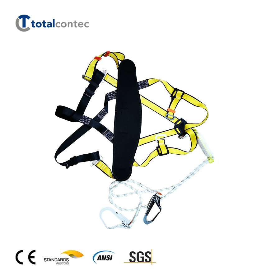 Full Body Safety Harness/Rope /Lanyard Scaffold Fall Protection